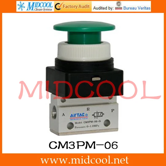 

Original AirTAC Control valve (3/2 way, 5/3 way) CM3 Series CM3PM-06