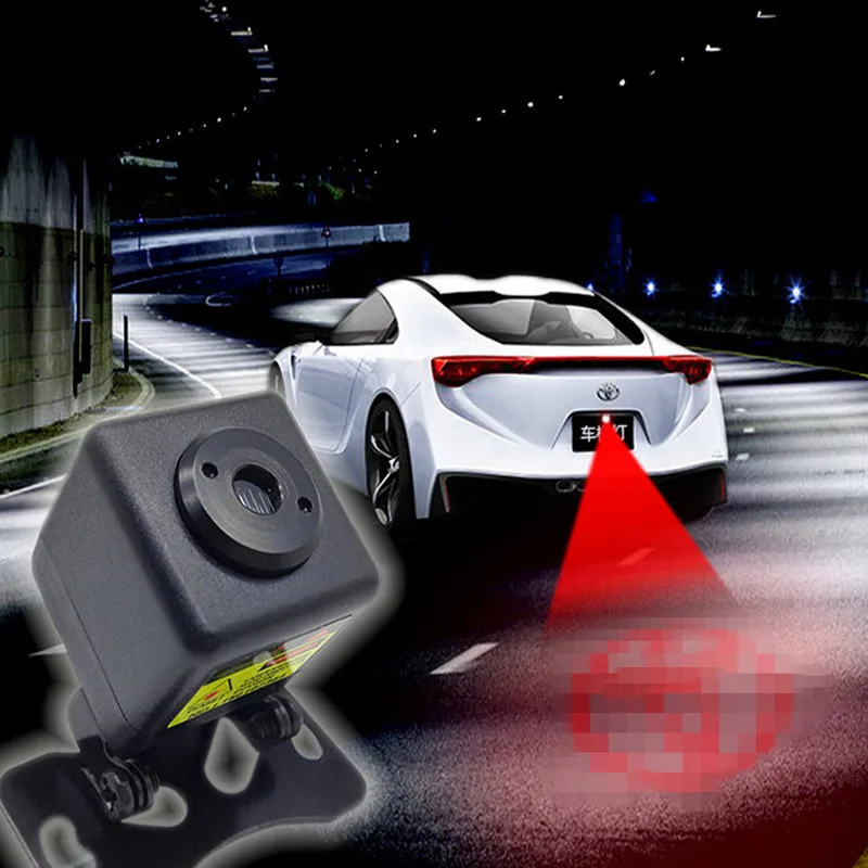 

Car Laser Tail LED Lights Anti Rear-End Crash Caution Tail Fog Driving Laser RED Laser Beam light For Audi Honda Toyato
