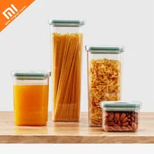 Xiaomi youpin емкость для хранения пищи 2.4L кухонные Герметичные банки пищевые банки влагостойкий ящик для хранения сухих товаров бутылки для хранения Smart