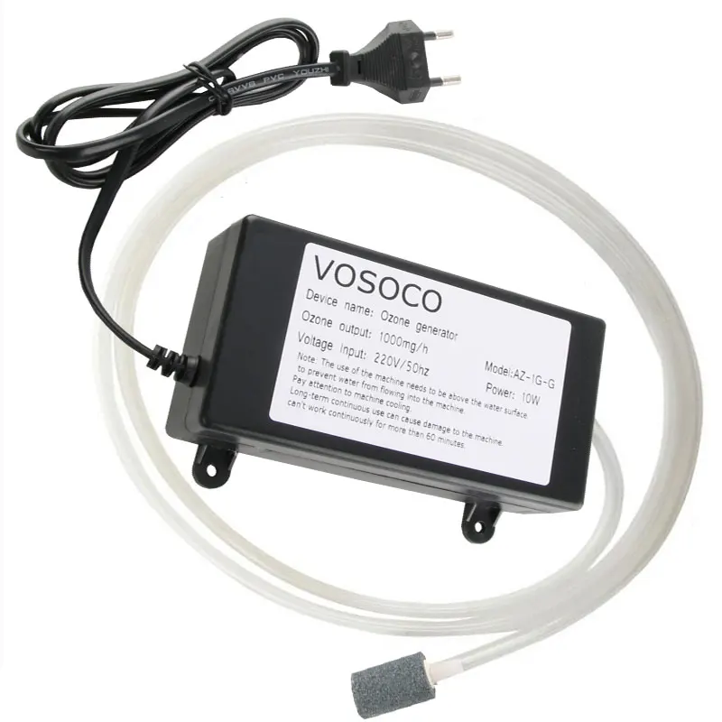 1000mg Ozonizer Portable Ozone Generator water Air sterilize Purifier