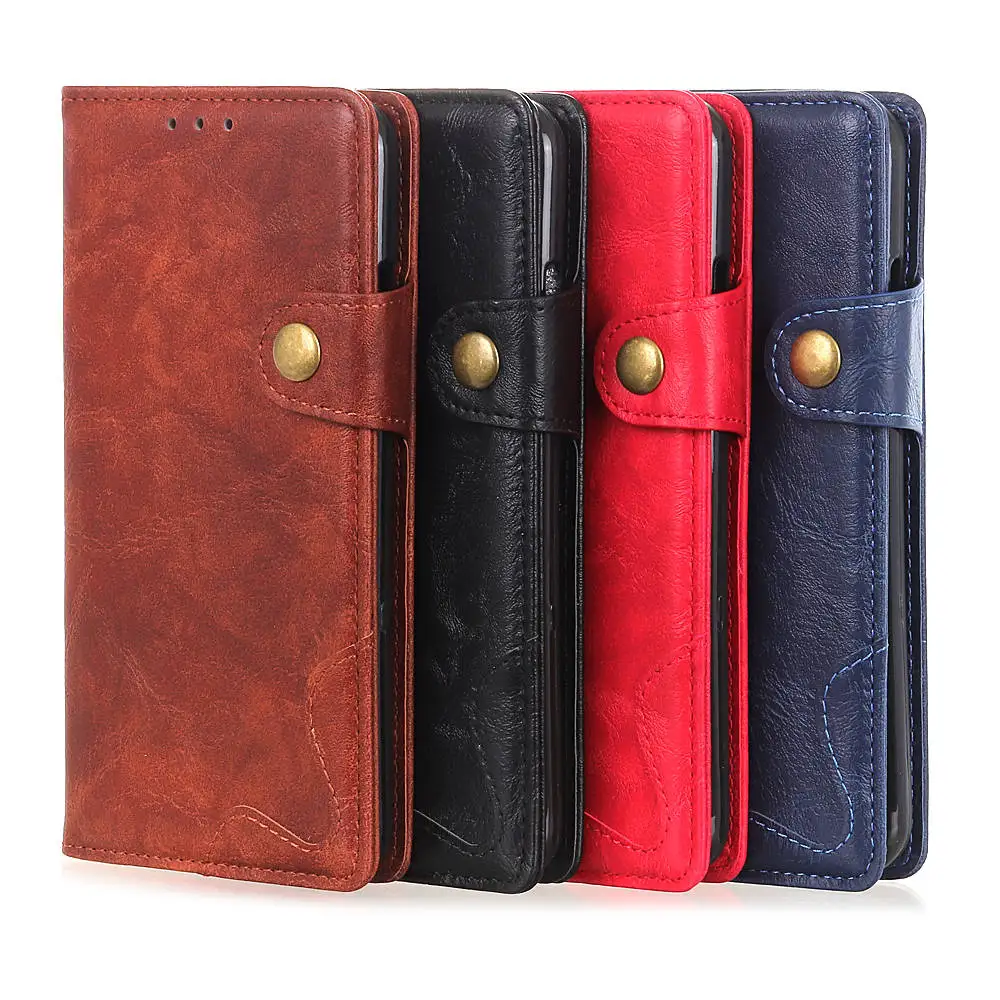 A605F capa for samsung a60 Luxury Magnetic Business book case For Samsung Galaxy A60 Leather Card Wallet Flip Stand Cover Case