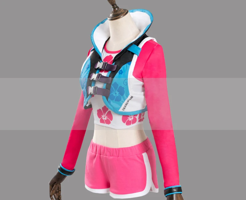 Настраиваемый костюм для косплея Overwatch Hana Song D.Va Skin Waveracer|Игровые костюмы| |
