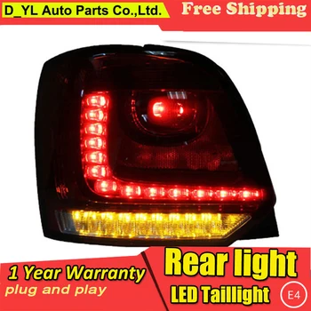 

DY_L Car Styling For vw POLO taillights 2006 2007-2015 2016 model For VW golf MK6 led rear lights car styling cover drl+signal