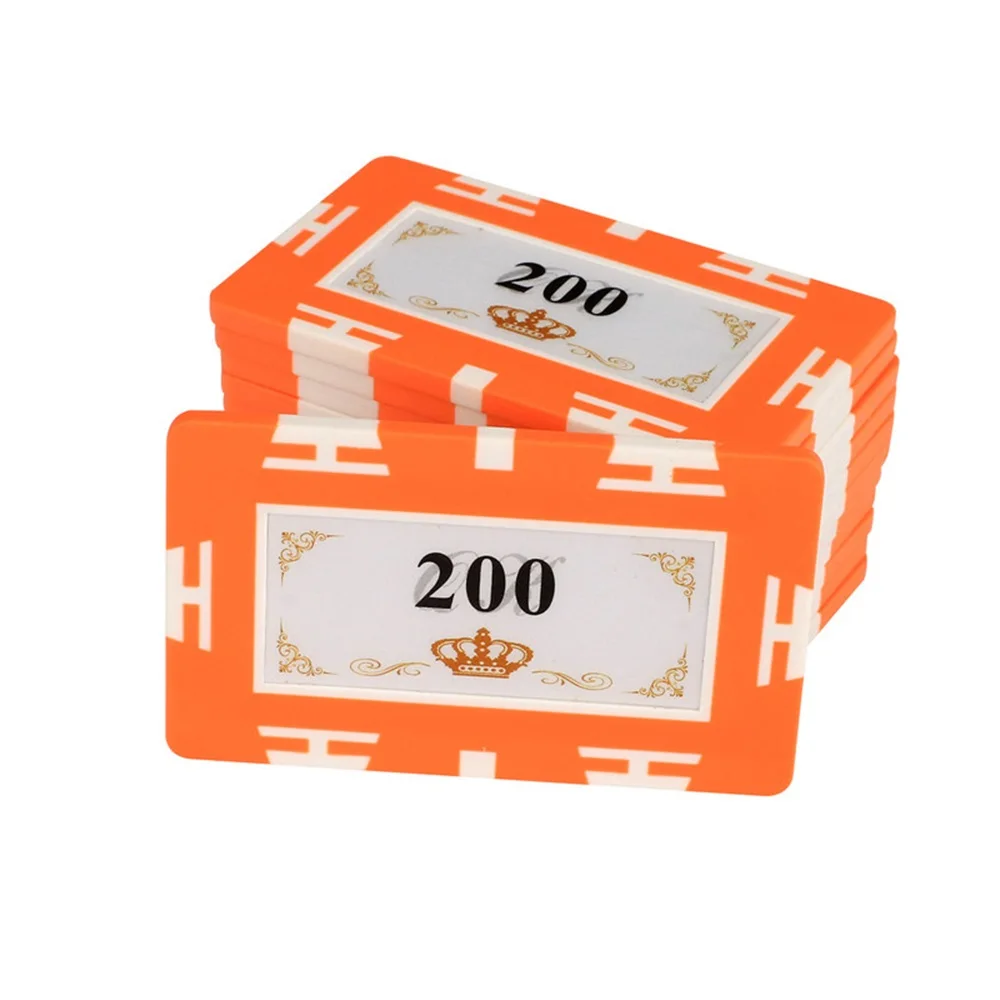 SPORTSHUB 1 шт. 32 г продолговатые ChipsTop Multi-цвета Casino металл/Пластик пользовательские EPT фишки для покера NR0126