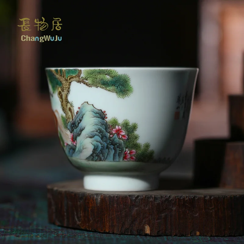 Чашки и блюдца Changwuju в цзиндэчжэне китайская чайная чашка ручной работы