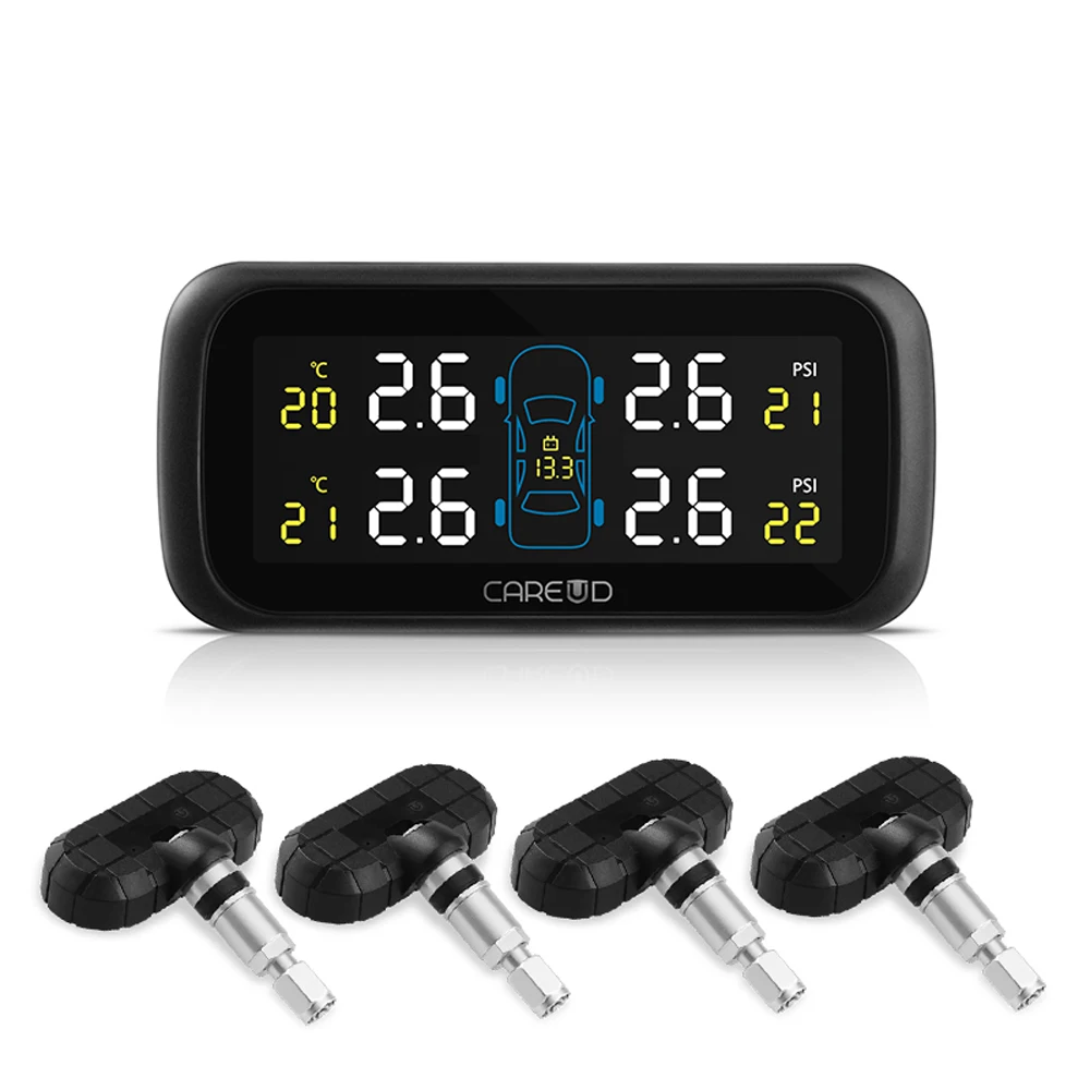 Careud U903 Автомобильная Беспроводная TPMS система контроля давления в шинах