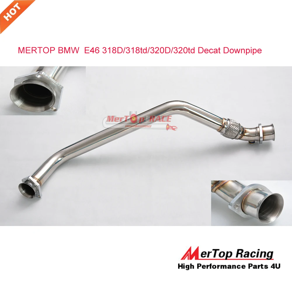 

MERTOP 3er E46 M47 318d 318td 320d 320td Decat Downpipe 1998-2005