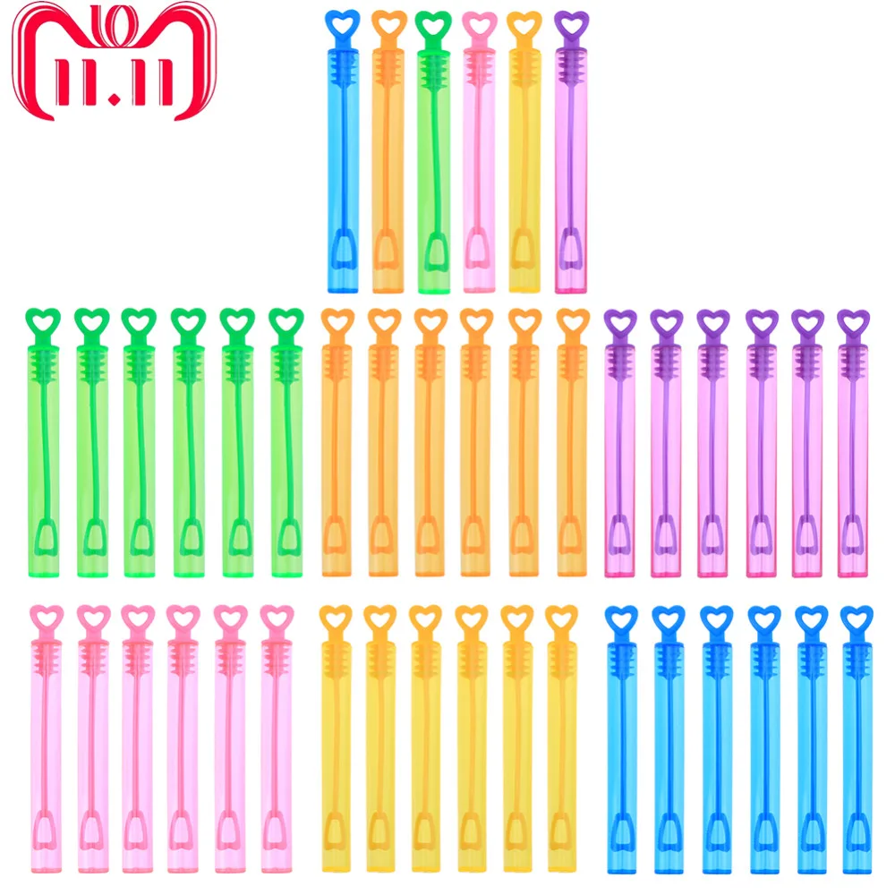 

6pcs Lot Empty Bubble Soap Bottles Bubbles Maker Toy Fun Outdoor Bubble Blowing Make Toy Wedding Birthday Party Decorations
