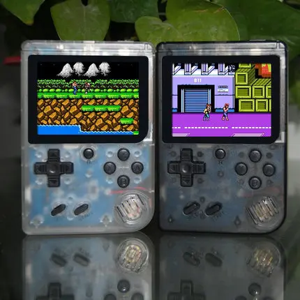 Ретро обновление RS-6A портативная мини портативная игровая консоль подарок 8 бит 3,0 дюймов цветной ЖК-дисплей Детский Цветной игровой плеер встроенный 168 игр