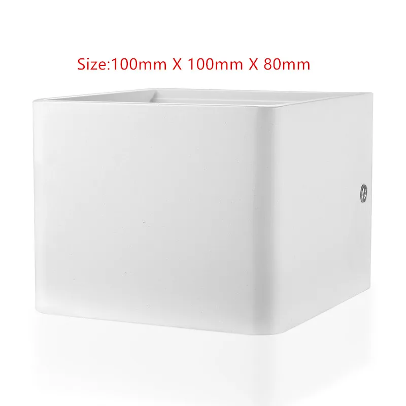 

10X 3W 220V Modern Brief Cube Led Wall Lamp Wall Light For Bedroom Home Lighting Luminaire Bathroom Light Fixture Wall Sconce