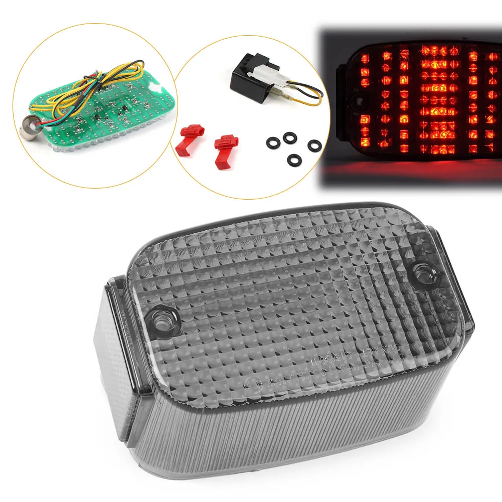 E Mark LED Taillight Rear Tail Brake Light Integrated Turn Signal Lamp