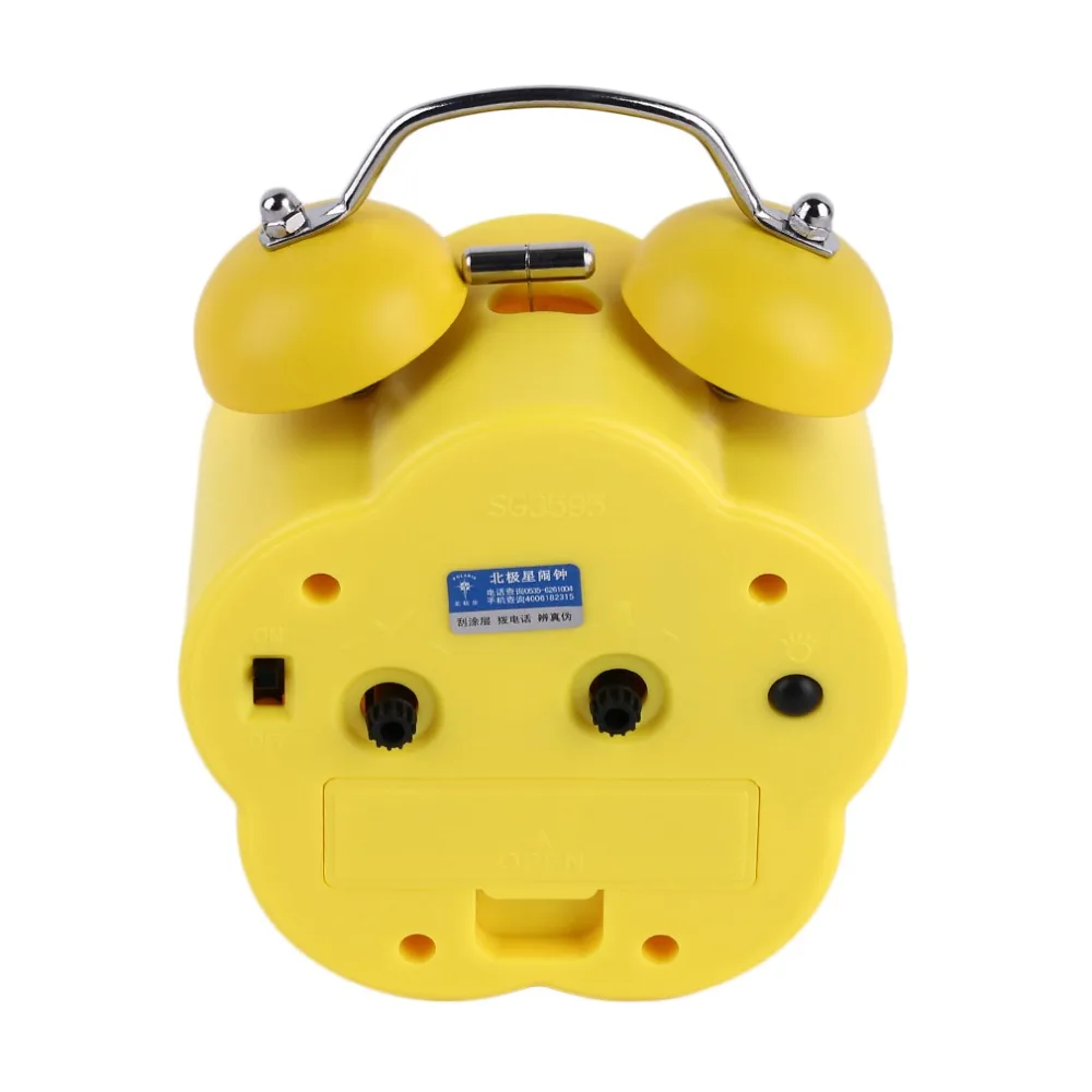 Pentagram Shape Student Children Bedside Bed Mute Table Cute Alarm Clock Essential Home Clock SmallSize