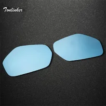Tonlinker 1-3 PCS DIY Car Styling NEW Car Styling The Paste-type Anti-glar Rearview Blue Mirror Stickers for HONDA VEZEL HRV