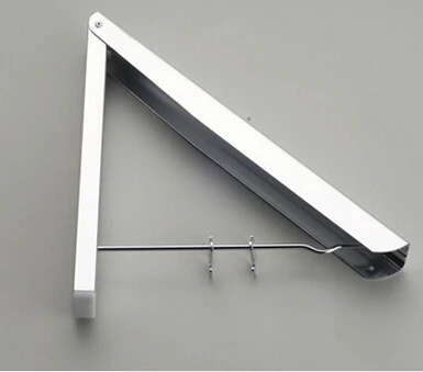 New Wall Mounted Space Aluminum Clothes Drying Hanger Foldable Laundry Rack