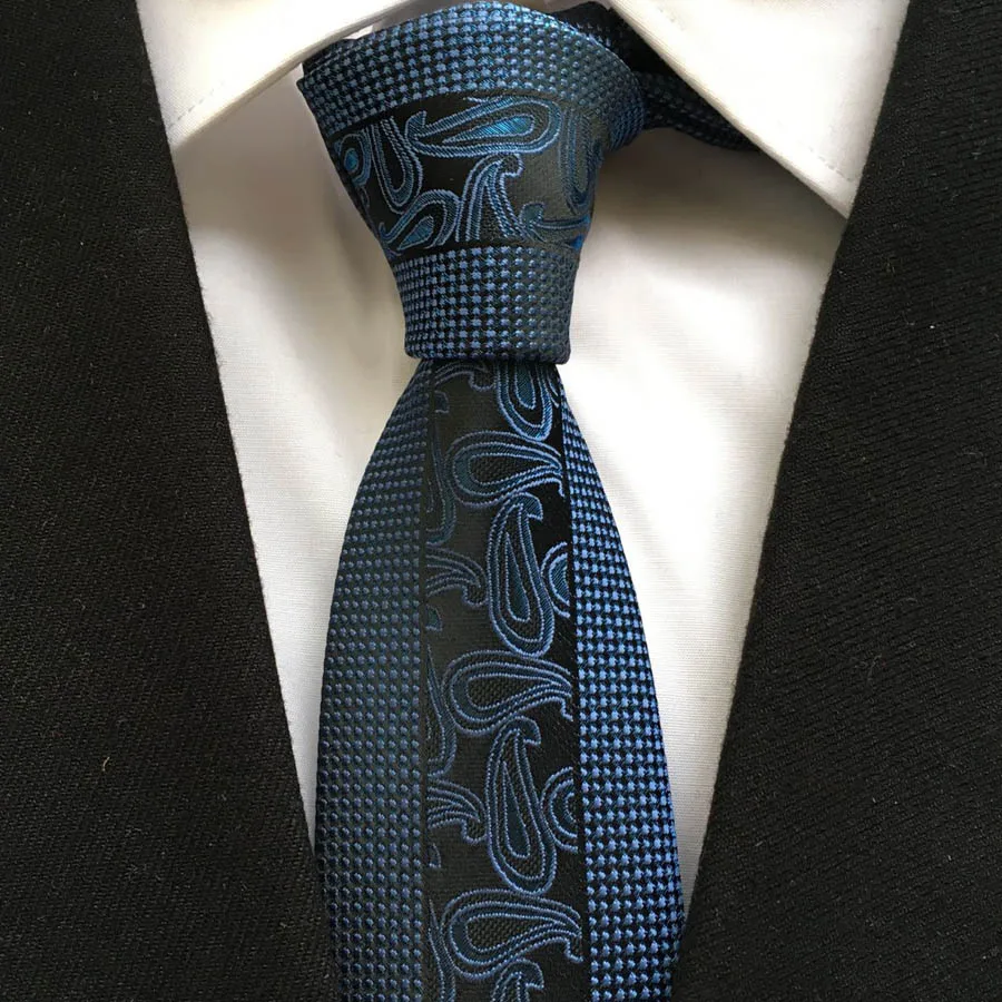 italy designer tie men unique panel necktie luxury royal blue ties