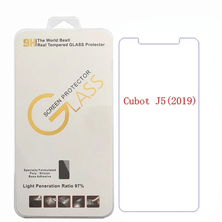 

9H 2.5D 0.3MM New For Cubot J5(2019) Tempered Glass Screen Protector Safety Protective Film For Cubot R15 Anti-explosion