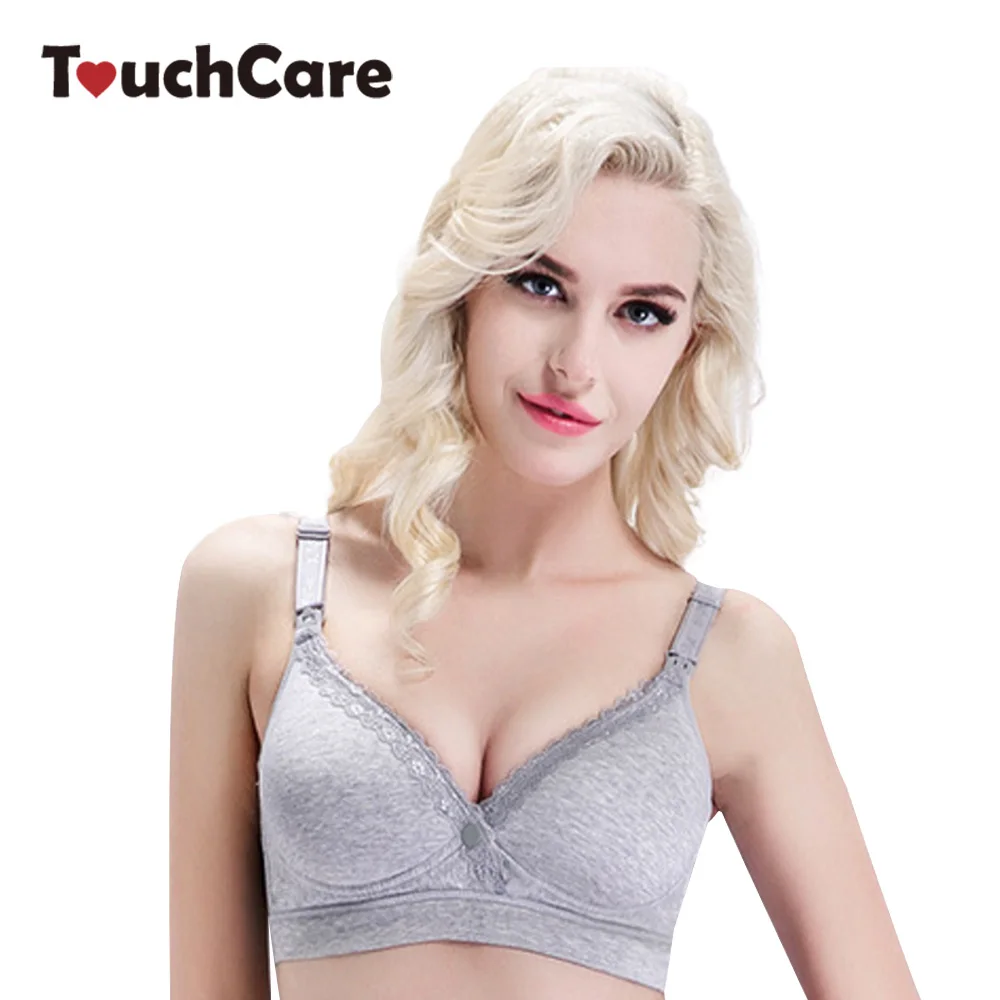 

TouchCare Maternity Nursing Bra Pregnant Women Cotton Lace Breastfeeding Bra Pregnancy Breast Feeding Clothing Maternidad Sosten