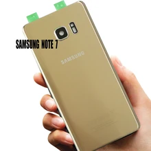 Оригинальное заднее стекло для SAMSUNG Galaxy Note7 дисплей note FE 7 N930 N930F N935 крышка батареи задняя дверь корпус с объективом камеры
