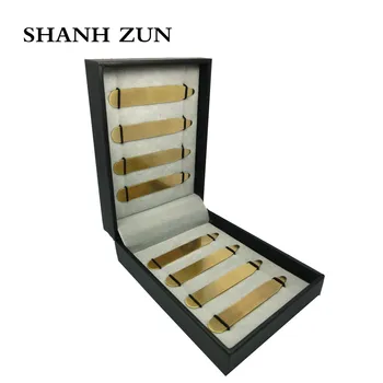 

SHANH ZUN Men's Bronze Collar Stays Set with 2.5" 8 pcs Gift Set