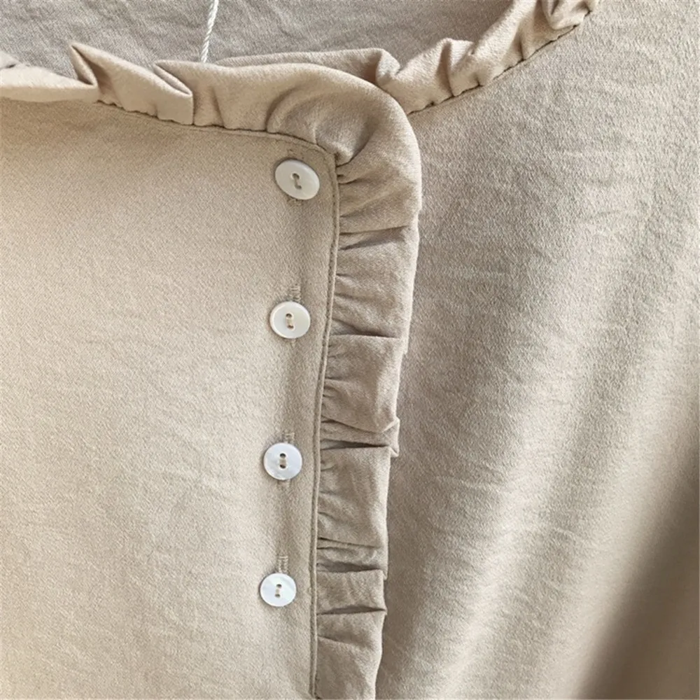 Elegant Solid Pleated O-Neck Loose Dress Vestidos 2018 New Fashion Womens Straight Dress Half Sleeve Summer Loose Dress (2)