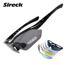 Sireck Fishing Glasses UV400 Polarized Outdoor Safety Sport Glasses Bicycle Hiking Cycling Glasses Sunglasses Fishing Eyewear