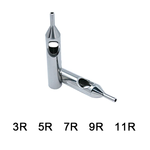 

Pro Round Double Holes Tattoo Tips Supplies 304 Stainless Steel Tattoo Nozzle Tips For Tattoo Needles Set Kit Drop Shipping
