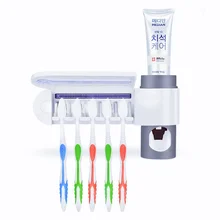 Творческий УФ стерилизатор зубных щеток автоматичесой сушки стерилизатор для хранения Настенный зубная щетка UV держатель LO714620