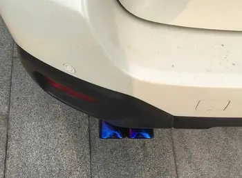 

Car Muffler Exterior End Pipe Outlet Dedicate Stainless Steel Exhaust Tip Tail 1pcs For subaru Outback 2010-2015 2016 2017 2019