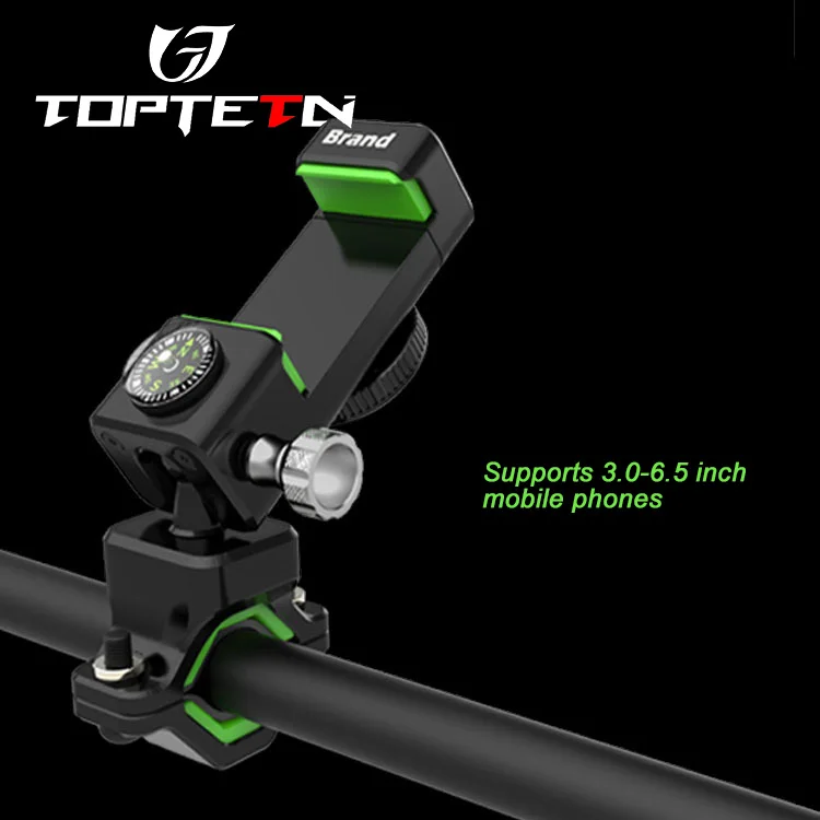 TOPTETN держатель для мобильного телефона для "-6" телефона с компасом светодиодный дизайн света навигация руль крепление подставка для смартфона