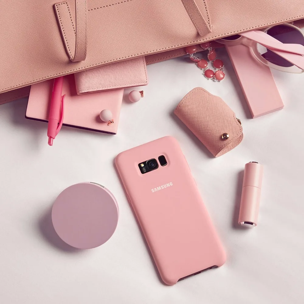 100% оригинальный силиконовый чехол для Samsung Galaxy S8 PLUS g9550 9500 детской модели защита
