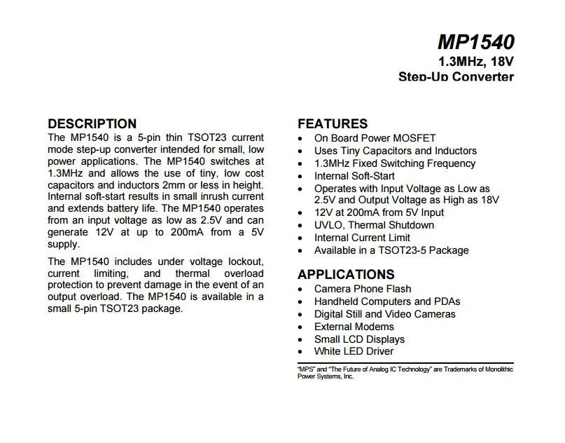 MP1540DJ