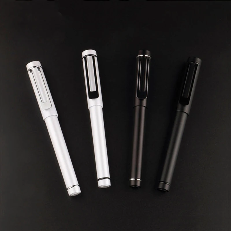 TERCEL пара набор пластиковых гелевая ручка блестки металлический письменный глянцевый гель перо черная одноразовая чернила refillrenkli kalem для