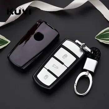 

TPU Hight Quality Car Key Cover Case For Volkswagen VW CC Passat B6 B7 Passat 3C CC Maogotan R36B5B7L Key Chain Car Styling