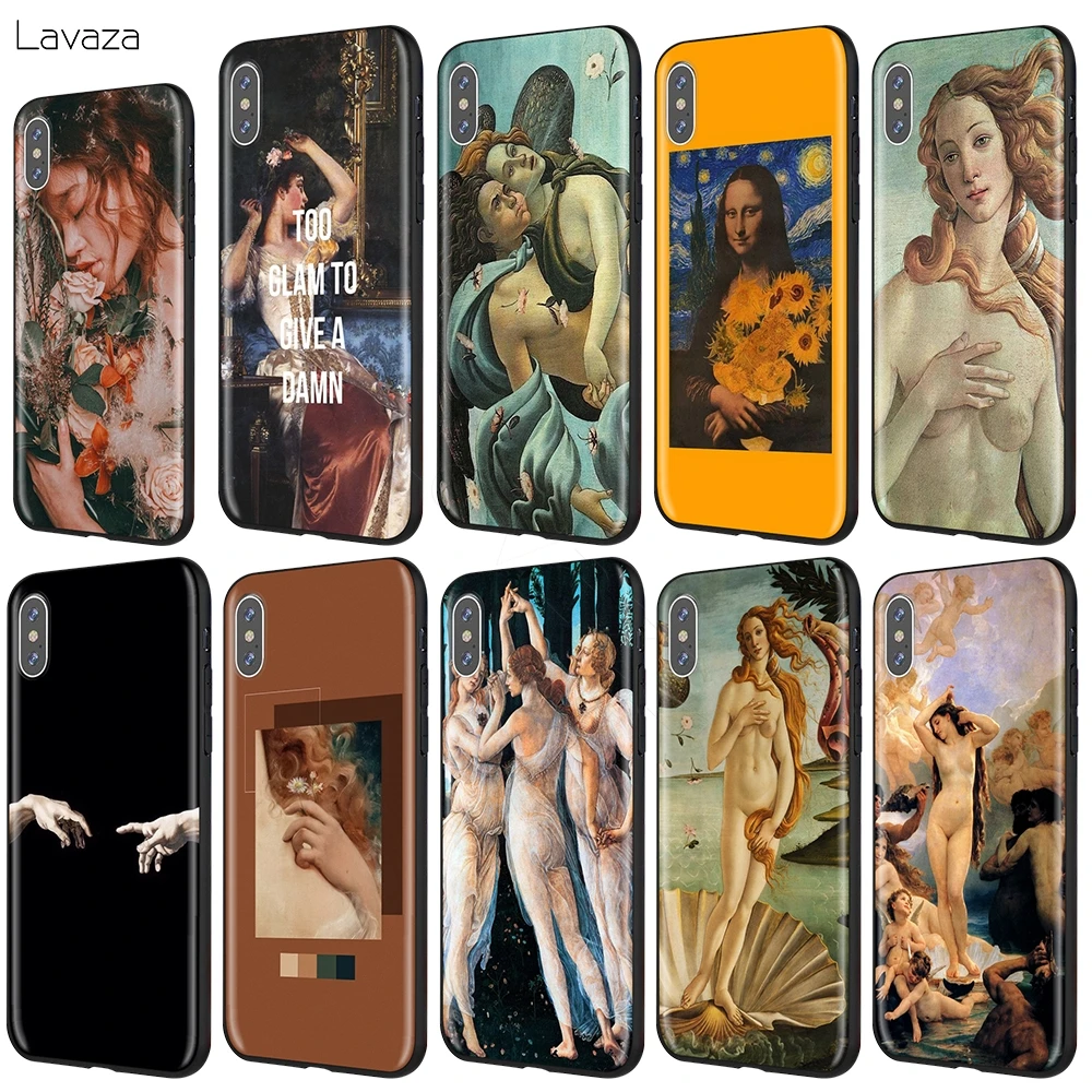 Чехол Lavaza с изображением родов венерины для iPhone 12 mini 11 Pro XS Max XR X 8 7 6 6S Plus 5 5s