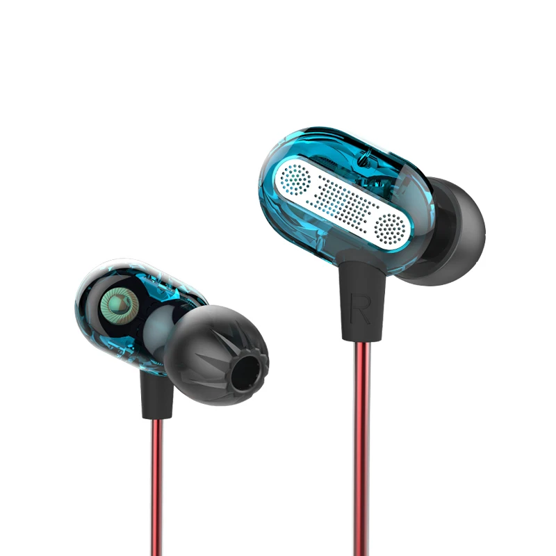 

KZ ZSE In Ear Earphone Dynamic Dual Driver Gaming HiFi Monitors Music Earphone Sports Running WIth Mic