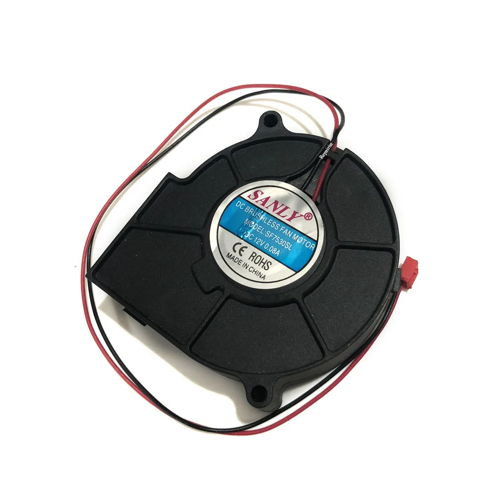 

Blower Coolers Cooling Fan SANLY SF7530SL DC BRUSHLESS FAN MOTOR 0.08A 12V,For VITEK VT-1764 Airо2 Humidifier Is OK