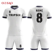 Дешевые Футбол трикотажные майки в полоску Футболка с номером