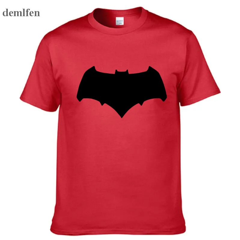 

Red Hood Symbol Batman Comics Men Adult Slim Fit T Shirt