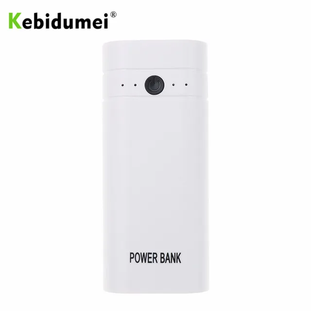 Kebidumei 2X 18650 USB Power Bank Battery Charger Case DIY Box for phone poverbank For iPhone