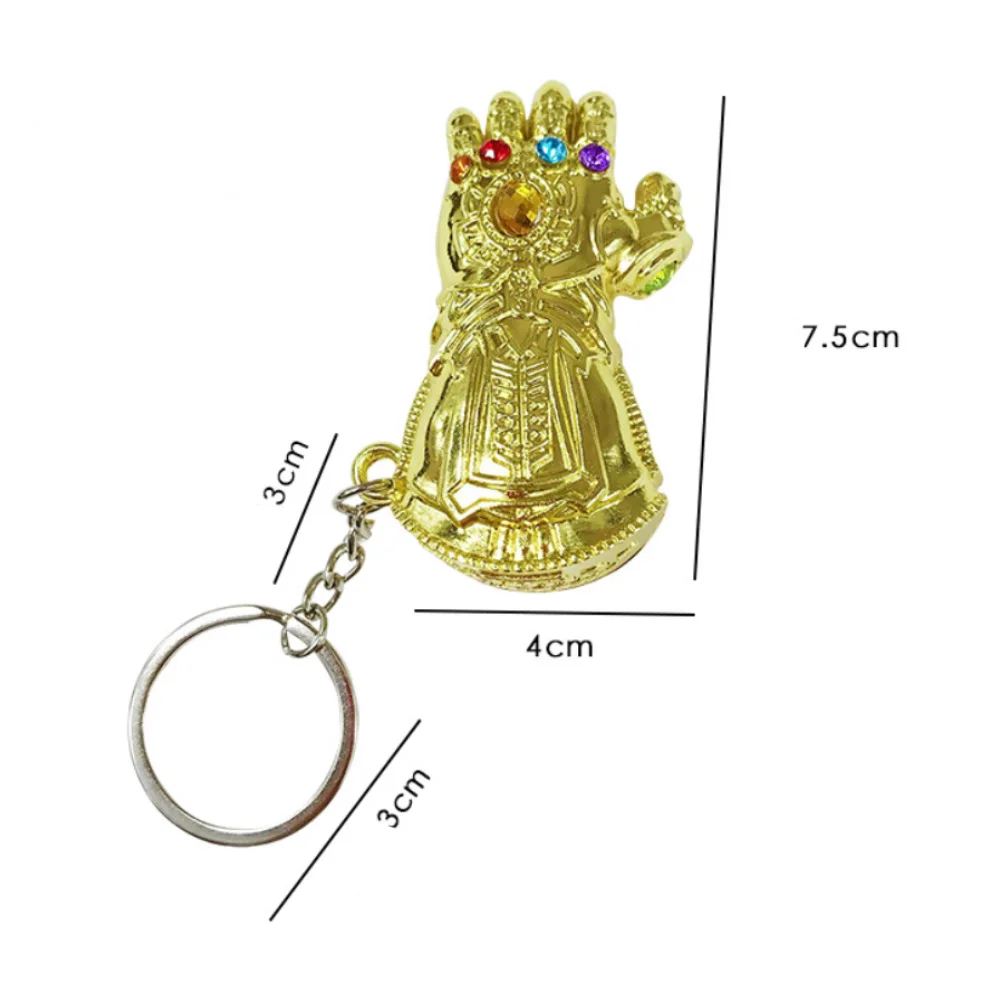 Marvel Avengers 4 Infinity War Thanos Infinite Power Glove Toy Gauntlet 3D Model Keychains Keyring Cosplay Toys For Children Marvel Avengers 4 Infinity War Thanos Infinite Power Glove Toy Gauntlet 3D Model Keychains Keyring Cosplay Toys For Children