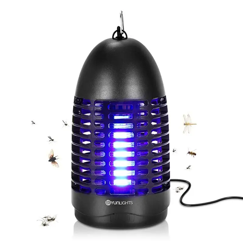 Электрический москитный Убийца 7 Вт УФ свет Крытый насекомых жук Zapper ловушка для комаров и мух с штепсельной вилкой США