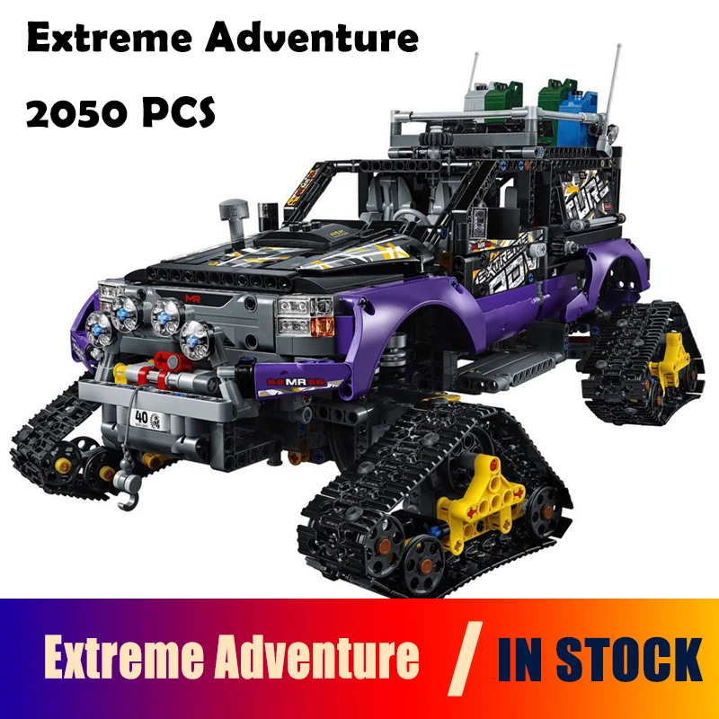Model Building Blocks toys 20057 3372 2050Pcs Extreme Adventure compatible with lego Technic Series 42069 DIY toys & hobbies