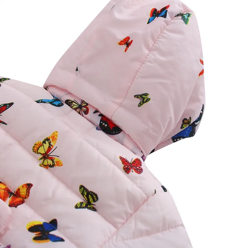 Детская куртка для малышей коллекция года, осенне-зимняя верхняя одежда принцессы для девочек пальто с длинными рукавами для малышей хлопковое пальто для детей от 6 месяцев до 4 лет