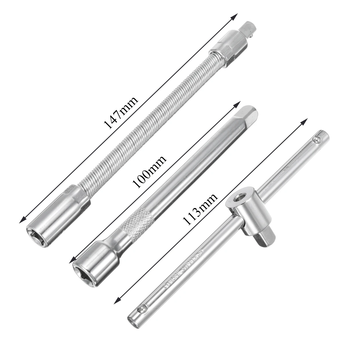 46 PCS Sleeve Set Tool Sleeve Ratchet Screwdriver Combination Socket Wrench Set Auto Repair Tools