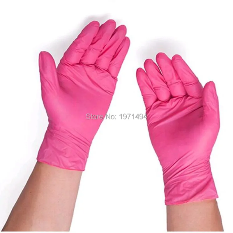 

Promotions 100pc PVC rubber Disposable Gloves Latex For Permanent Makeup tattoo Disposable Gloves Eyebrow Lip Tattoo Accessories