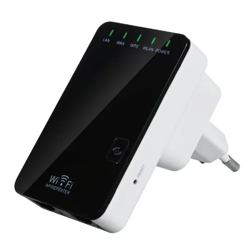 Vente YOC Sans Fil N Wifi Routeur AP Repeater Client Pont IEEE 802.11 b g n 300 Mbps Extender Mini UE Plug Noir