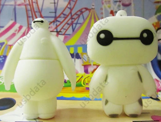 Cartoon Big Hero 6 Baymax Mini USB 2.0 Memory Stick Card USB Flash Drive 128GB 512GB 1TB Pen Drive 64GB Pendrive 32GB Gift