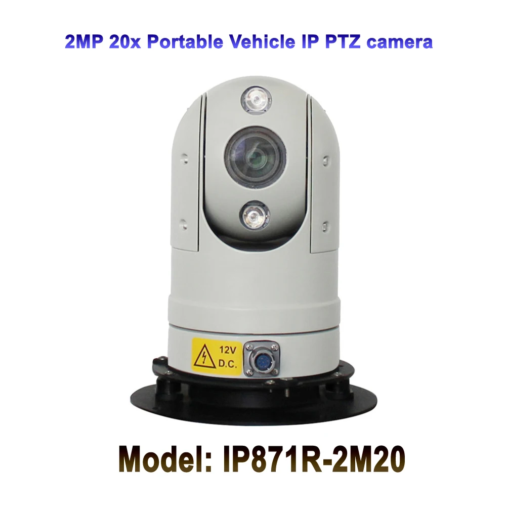  CCTV Security Safe City 1080P Vehicle 20x Optical Zoom Infrared Mini Portable Hd IP PTZ Camera For 