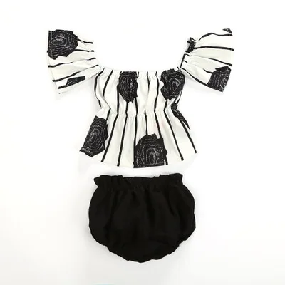 Летняя одежда для малышей, детские комбинезоны, новая летняя одежда, модная Милая Детская одежда с принтом вишни, комбинезон, платье с шапочкой - Цвет: Черный