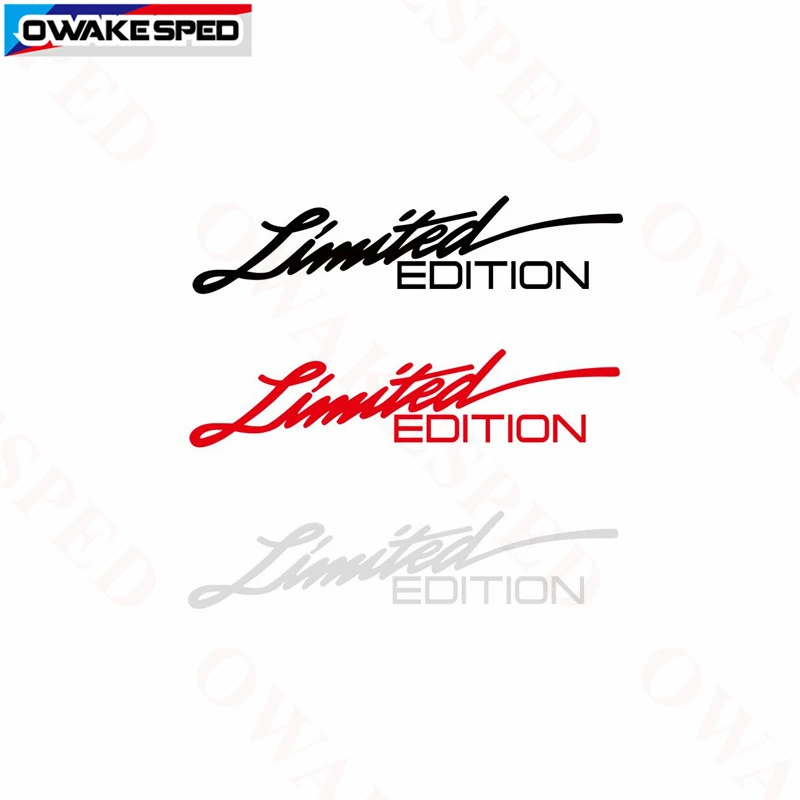 

30cm LIMITED EDITION Creative Vinyl Decal Car Window Tire Eyebrow Decor Sticker Auto Body Tail Front Hood Stickers